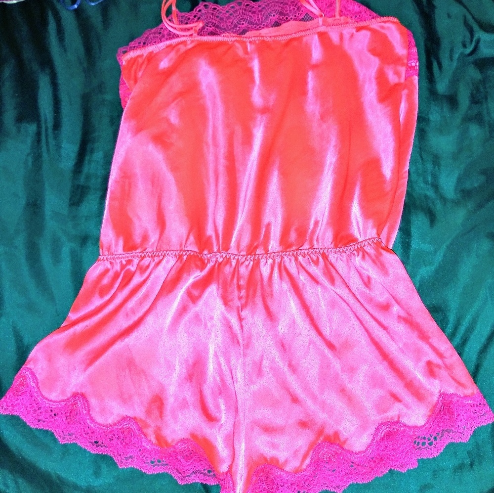 Lingerie one piece pink